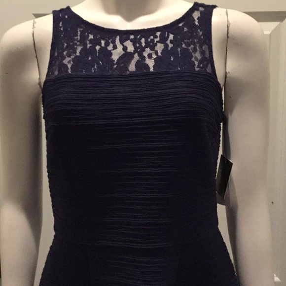 Taylor Navy Dress Size 6, NWT! - Picture 3 of 6
